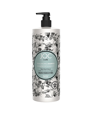 Barex JOC Cure Balancing Shampoo with Beech Bark Extract - Шампунь восстанавливающий баланс кожи головы с экстрактом коры бука 1000 мл - hairs-russia.ru